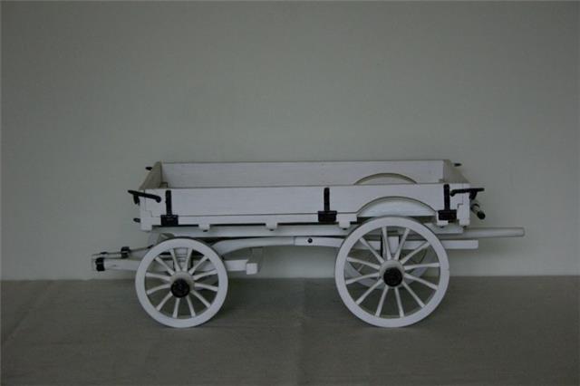 Miniatuur platte langboomwagen, Karrenmuseum Essen